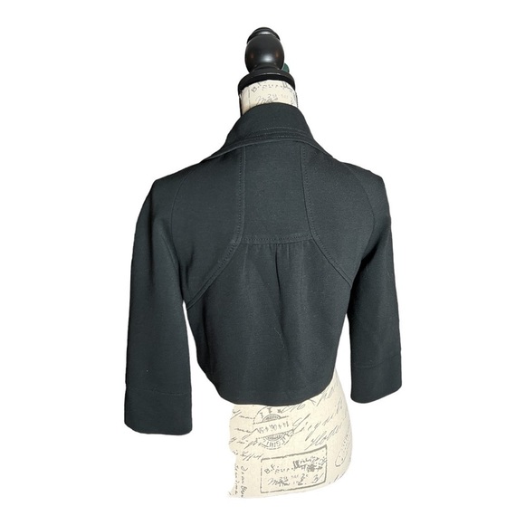 GORGEOUS Bebe cropped jacket size 2 - Picture 3 of 8